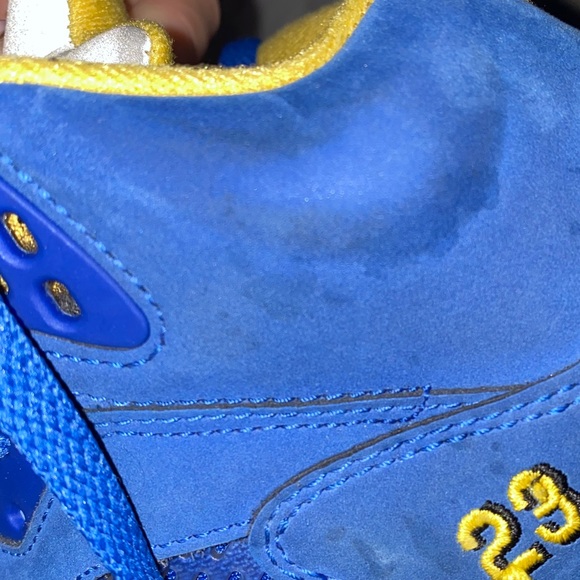 Jordan Kids Sneakers - Blue and Yellow - Picture 6 of 9